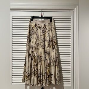 Wilfred Floral Maxi Skirt - Cream and Brown